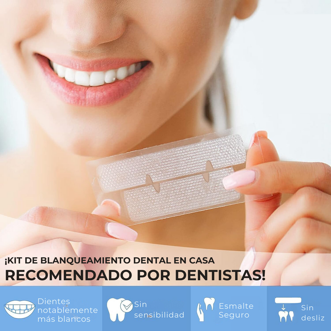 Tiras Blanqueadoras Dentales transparentes l Smilefit™