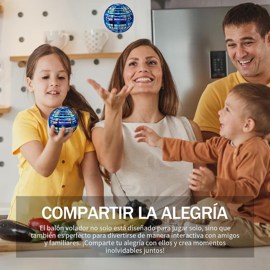 Bola de Dron interactiva - El regalo perfecto para tus hijos y nietos